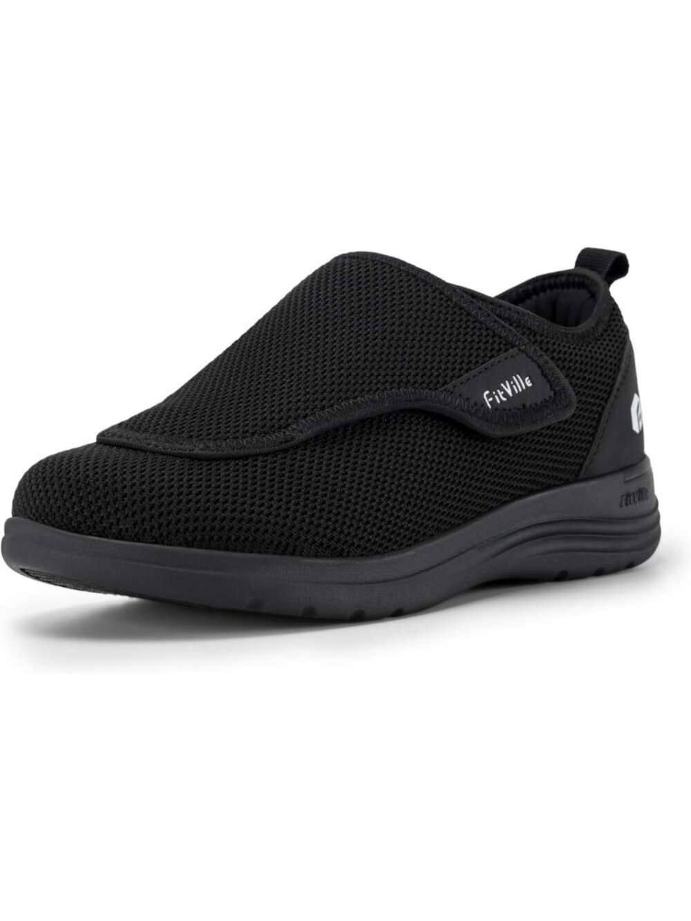 Extra Wide Slip-On Orthopedic Walking Shoes for Women - Adjustable Strap for